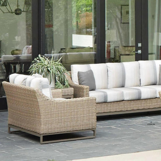 Milan Loveseat Premium Wicker Furniture Made USA
