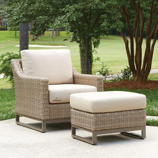 Milan Ottoman Premium Wicker Furniture Made USA