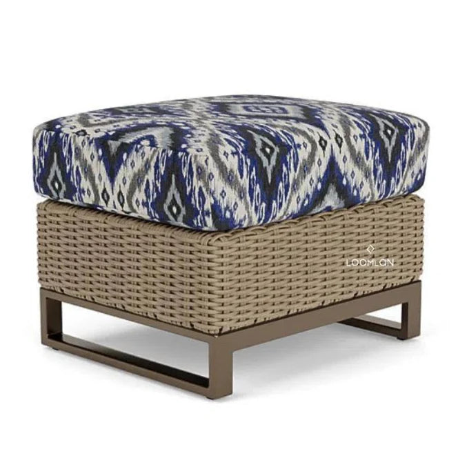 Milan Ottoman Premium Wicker Furniture Made USA