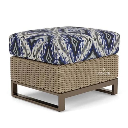 Milan Ottoman Premium Wicker Furniture Made USA