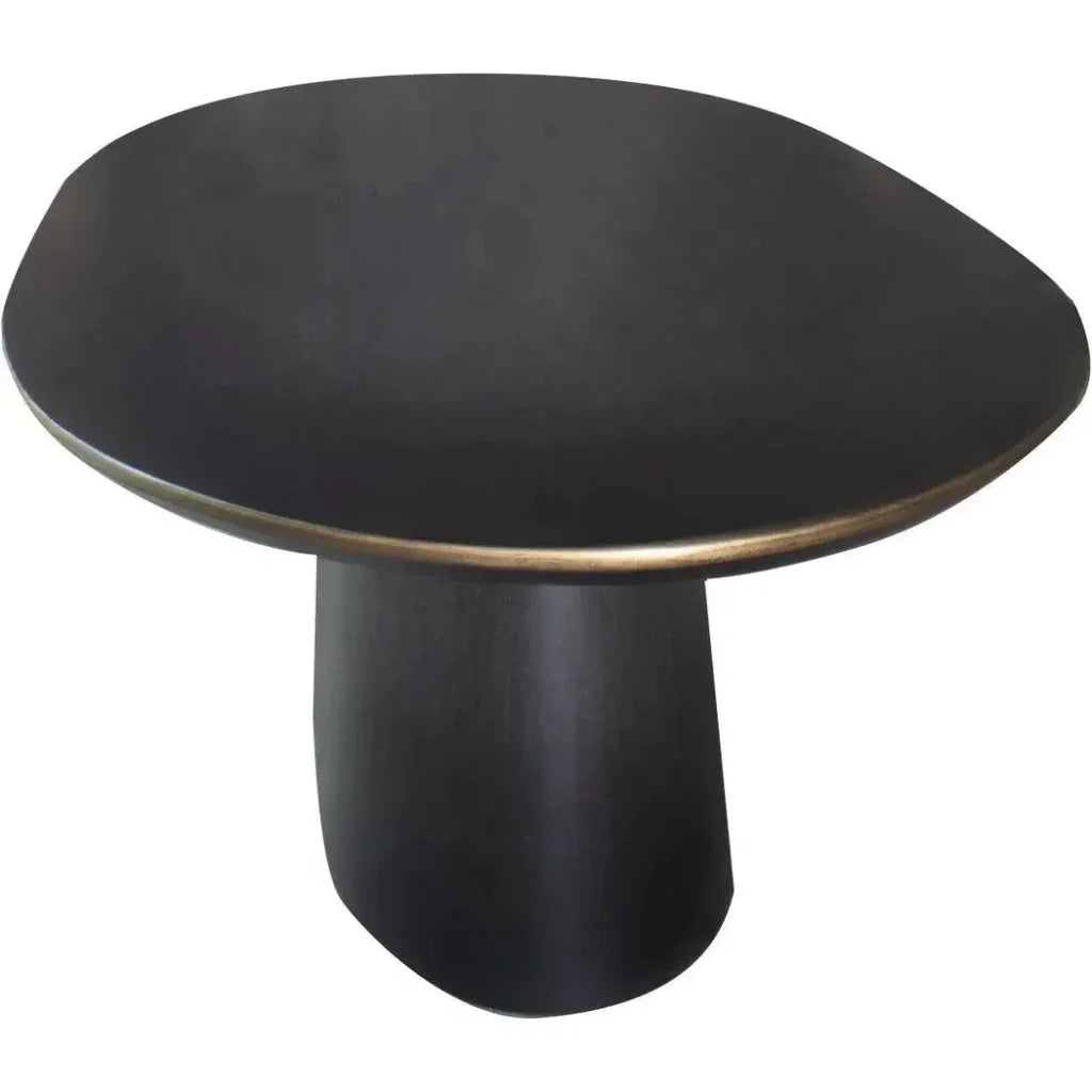 Modern Oval Black Dining Table Michelle