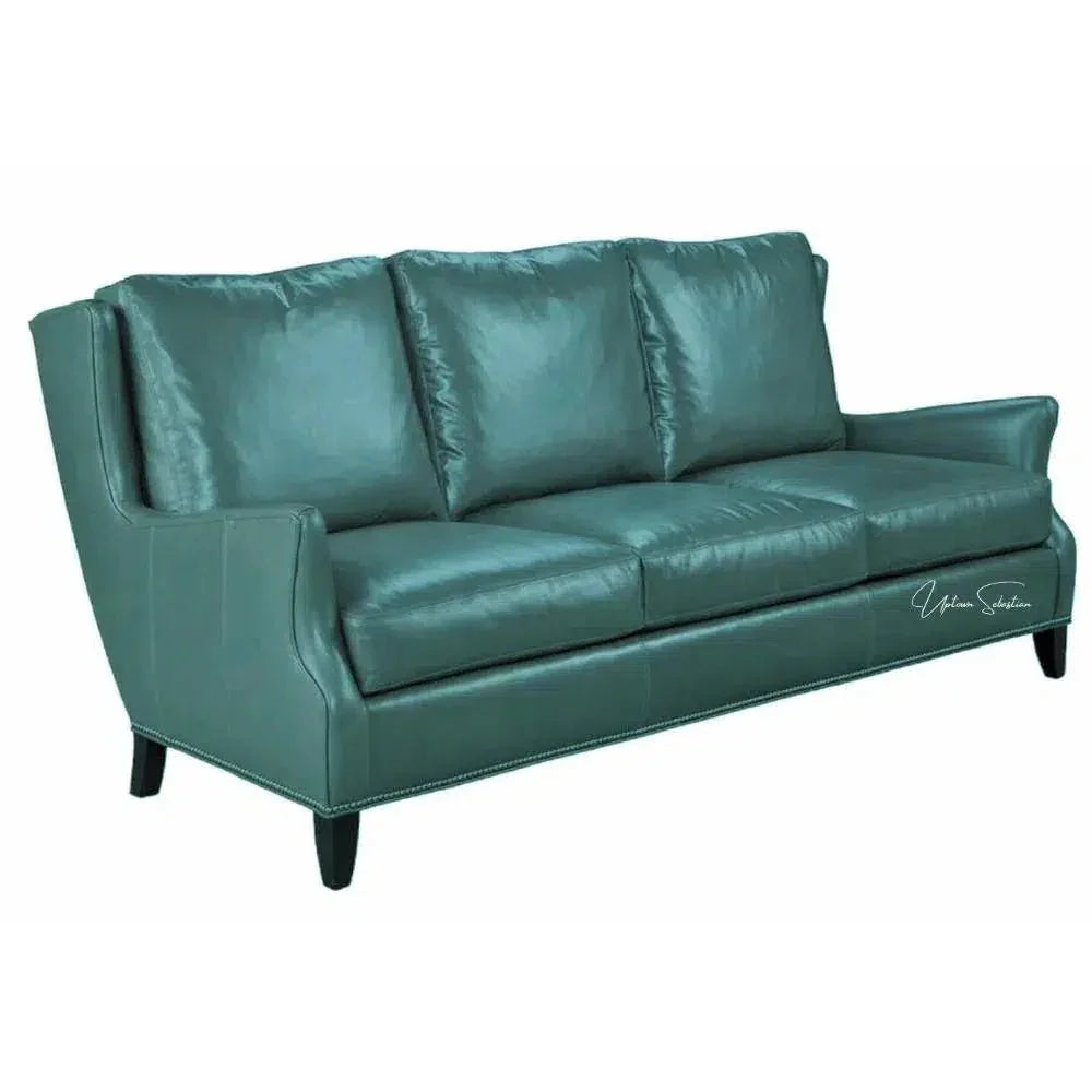 Mountain Majesty Hand - Elevated Leather Sofa