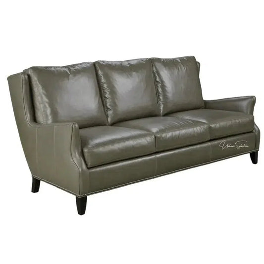 Mountain Majesty Hand - Elevated Leather Sofa