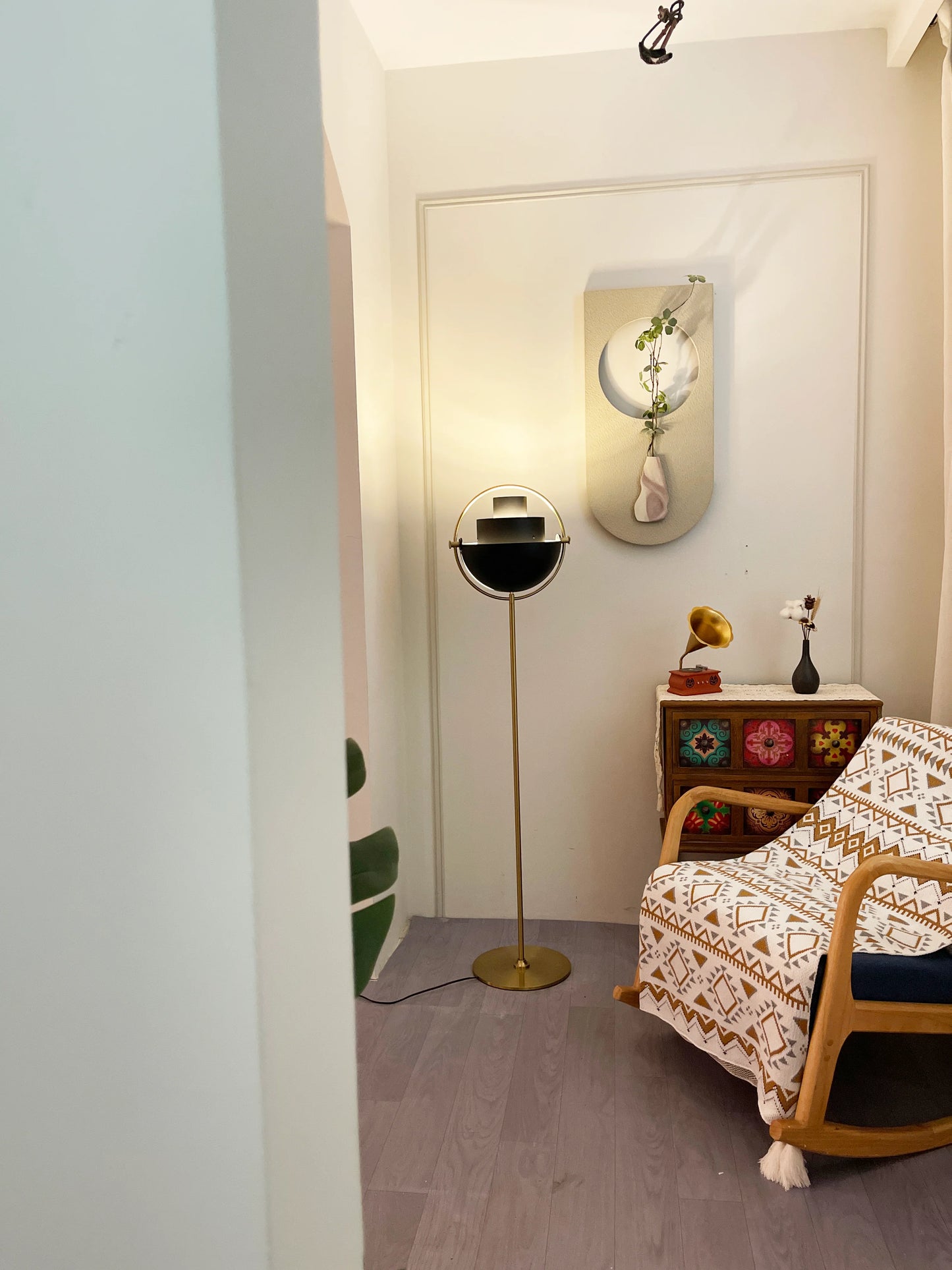 Multi-Lite Rotating Ball Floor Lamp