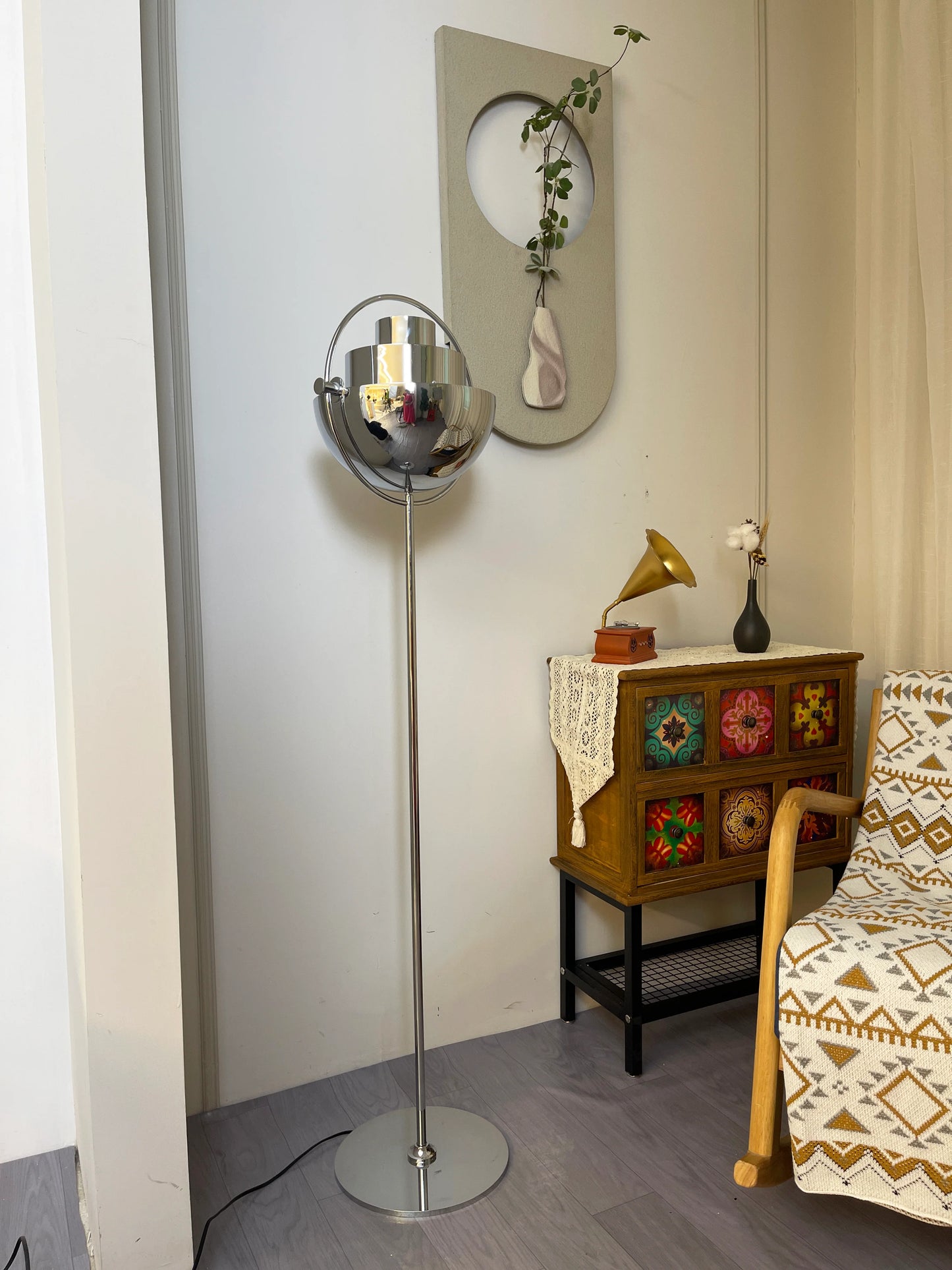 Multi-Lite Rotating Ball Floor Lamp