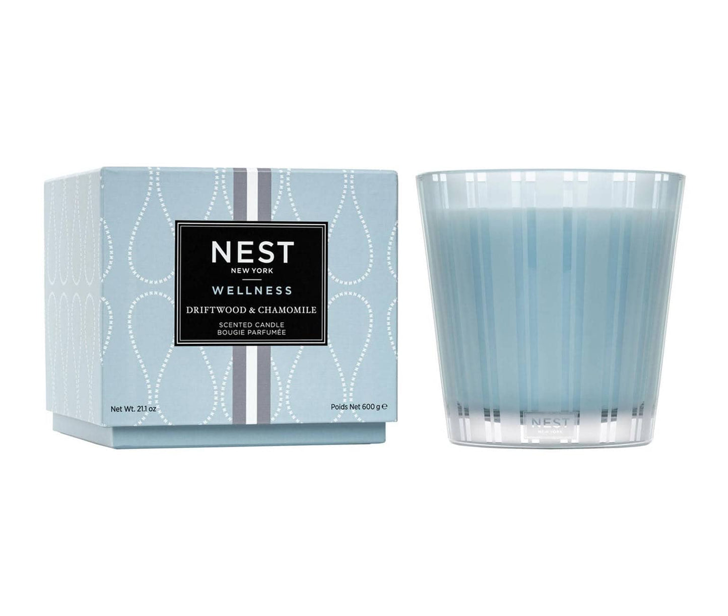 The Nest New York Driftwood & Chamomile Luxury Premium Wax Candle