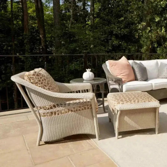 Nantucket Ottoman Premium Wicker Furniture