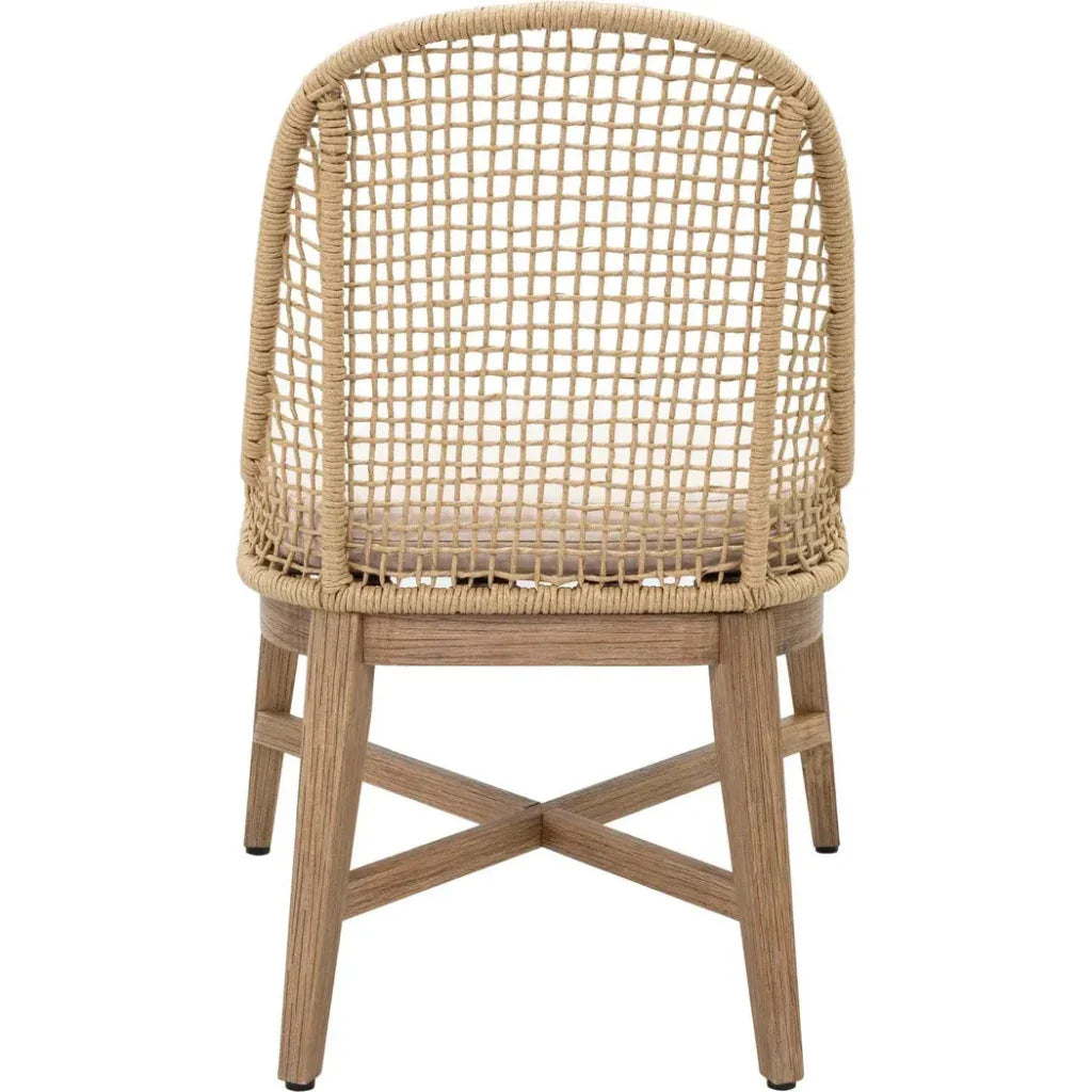 Nautilus Dining Chair 2PC Natural Outdoor