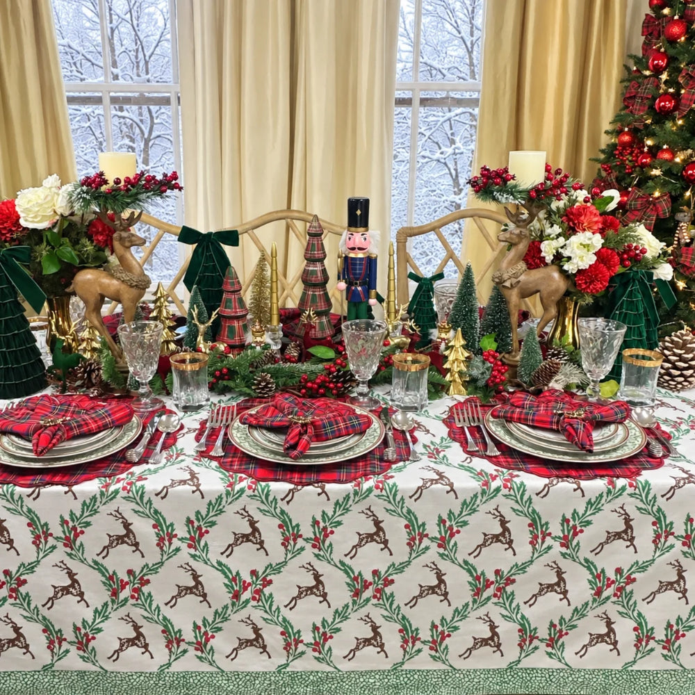 The Enchanted Christmas Reindeer - Tablecloth