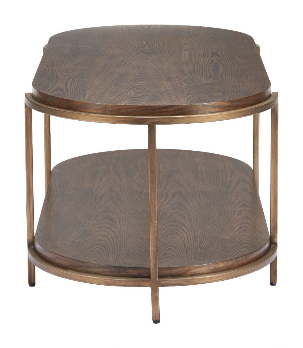 Niju Wood Top Oval Coffee Table