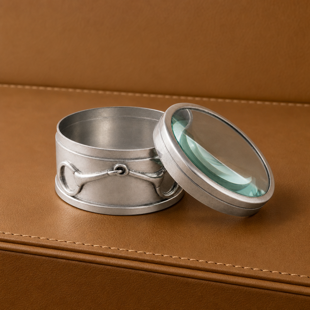 Ashford Equestrian Bit Magnifying Glass Keepsake Box