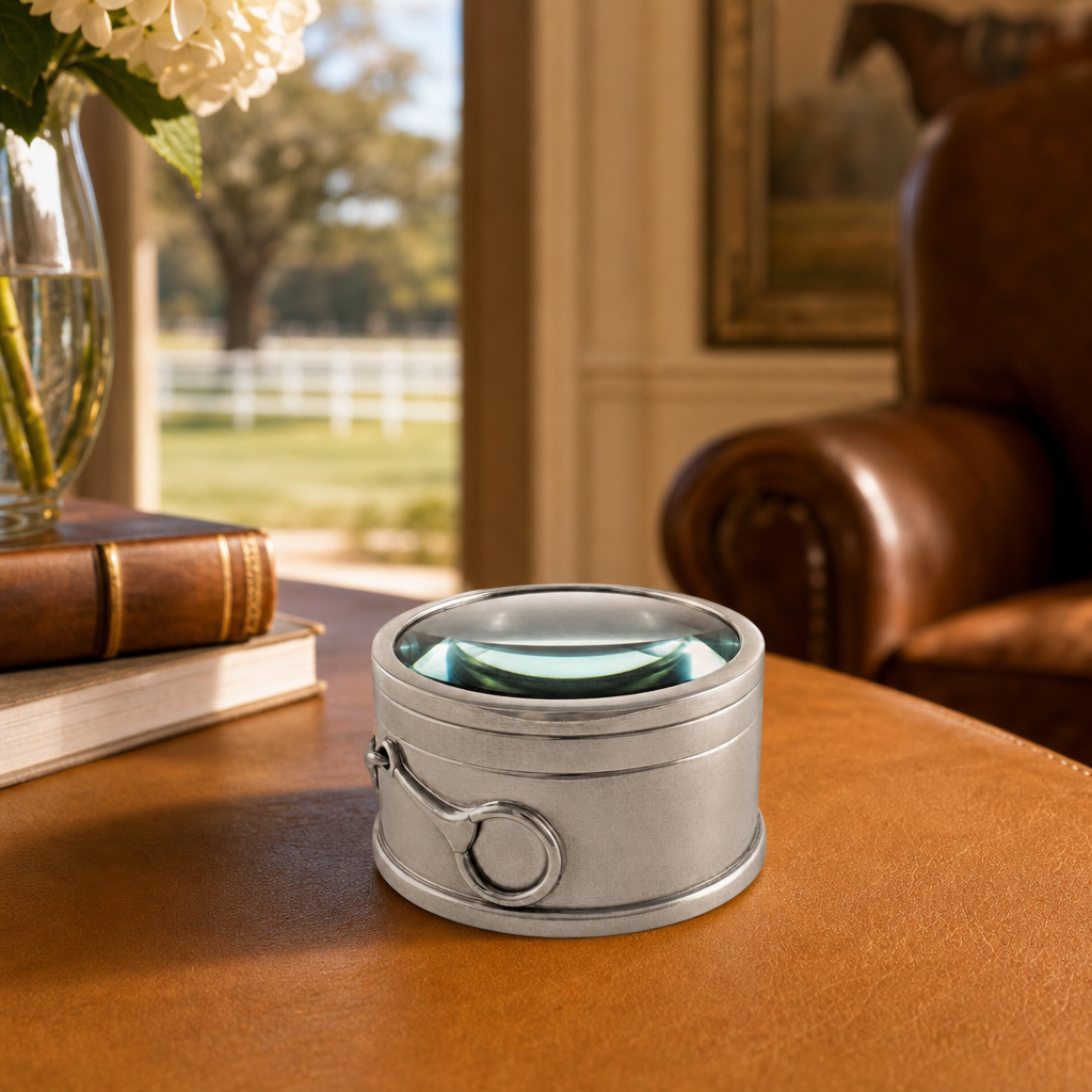 Ashford Equestrian Bit Magnifying Glass Keepsake Box