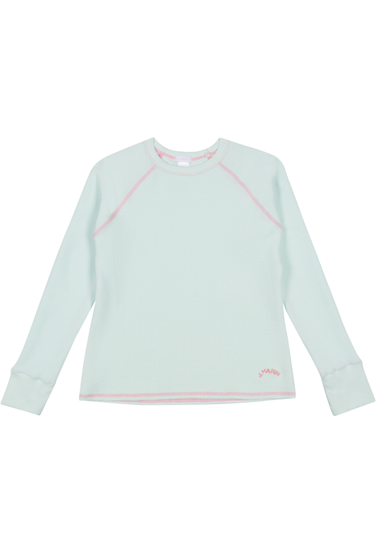 The Chalet Thermal Top - Seaglass Green