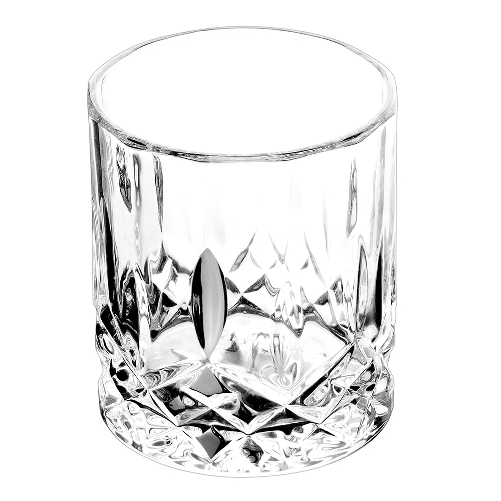 The Mariner's Reserve Crystal Decanter & Double Old Fashioned Glass Set
