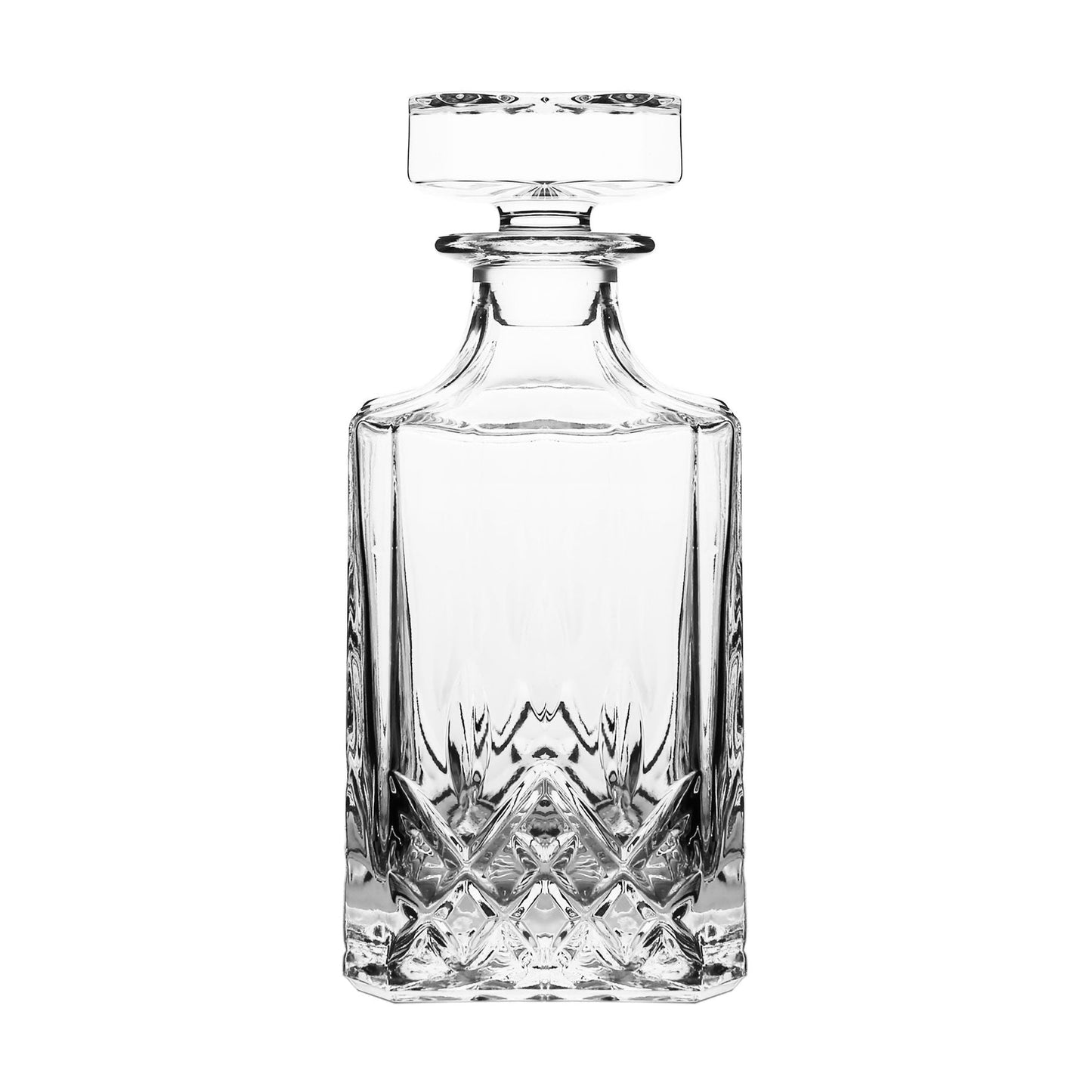 The Mariner's Reserve Crystal Decanter & Double Old Fashioned Glass Set