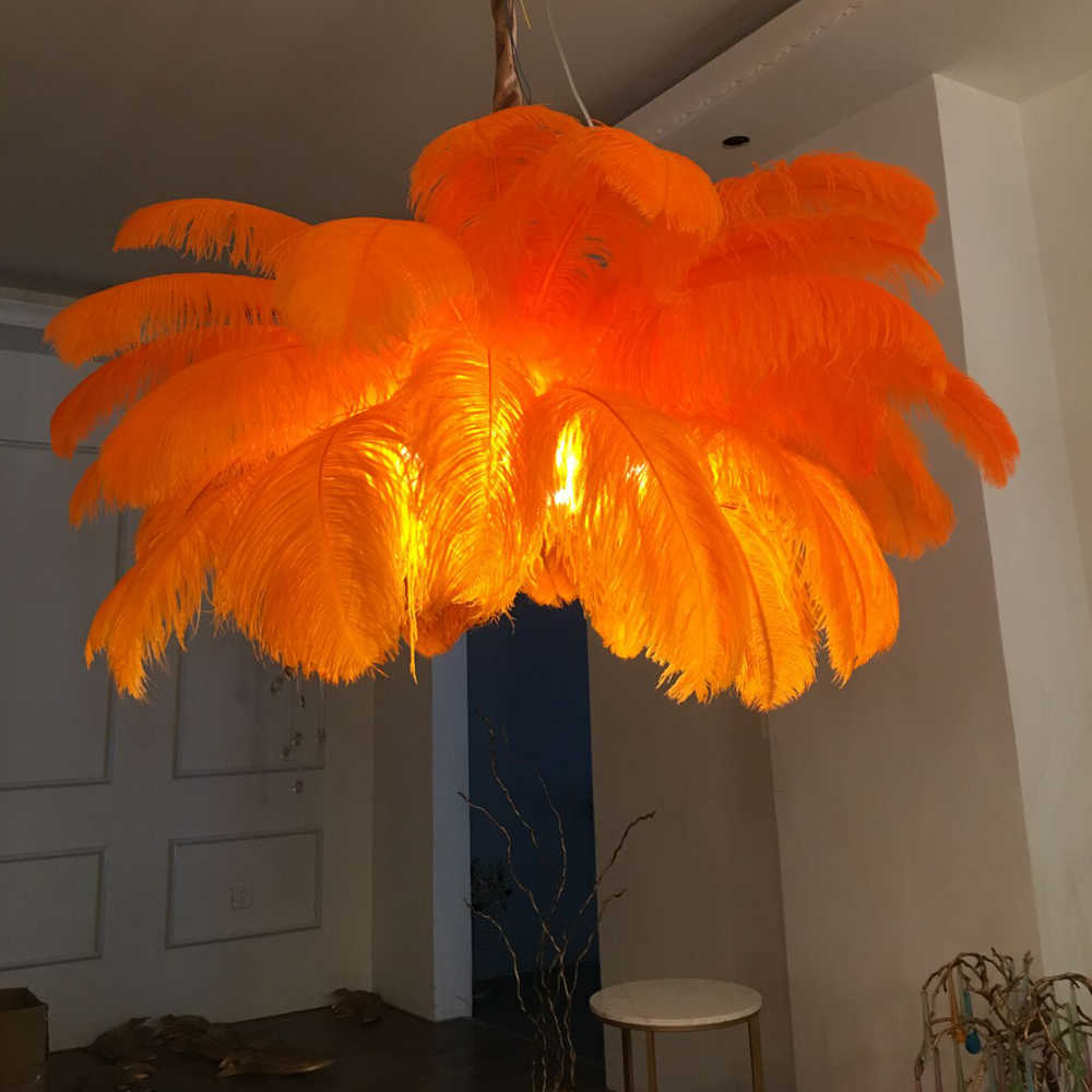 Ostrich Feather Chandeliers