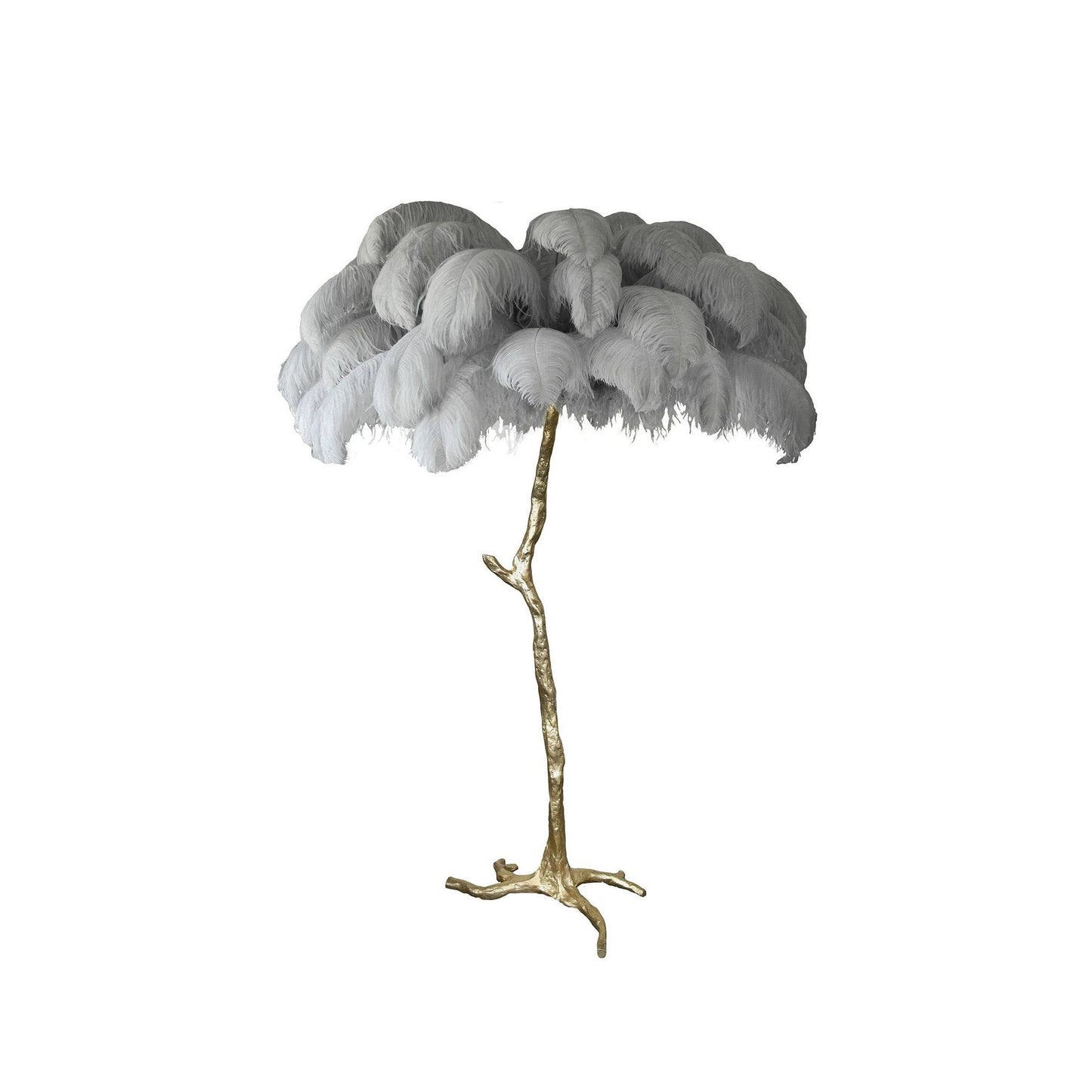 Luxury Ostrich Feather Floor Lamp