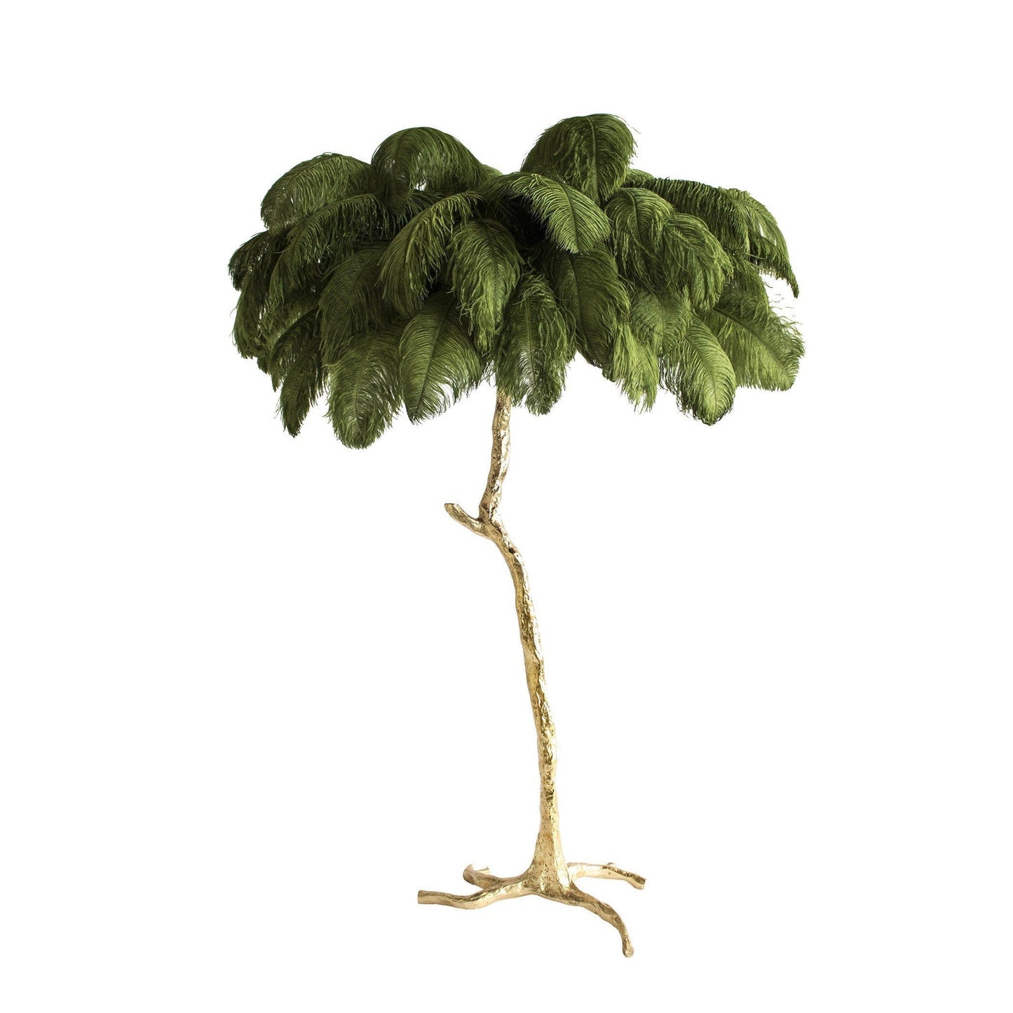 Luxury Ostrich Feather Floor Lamp