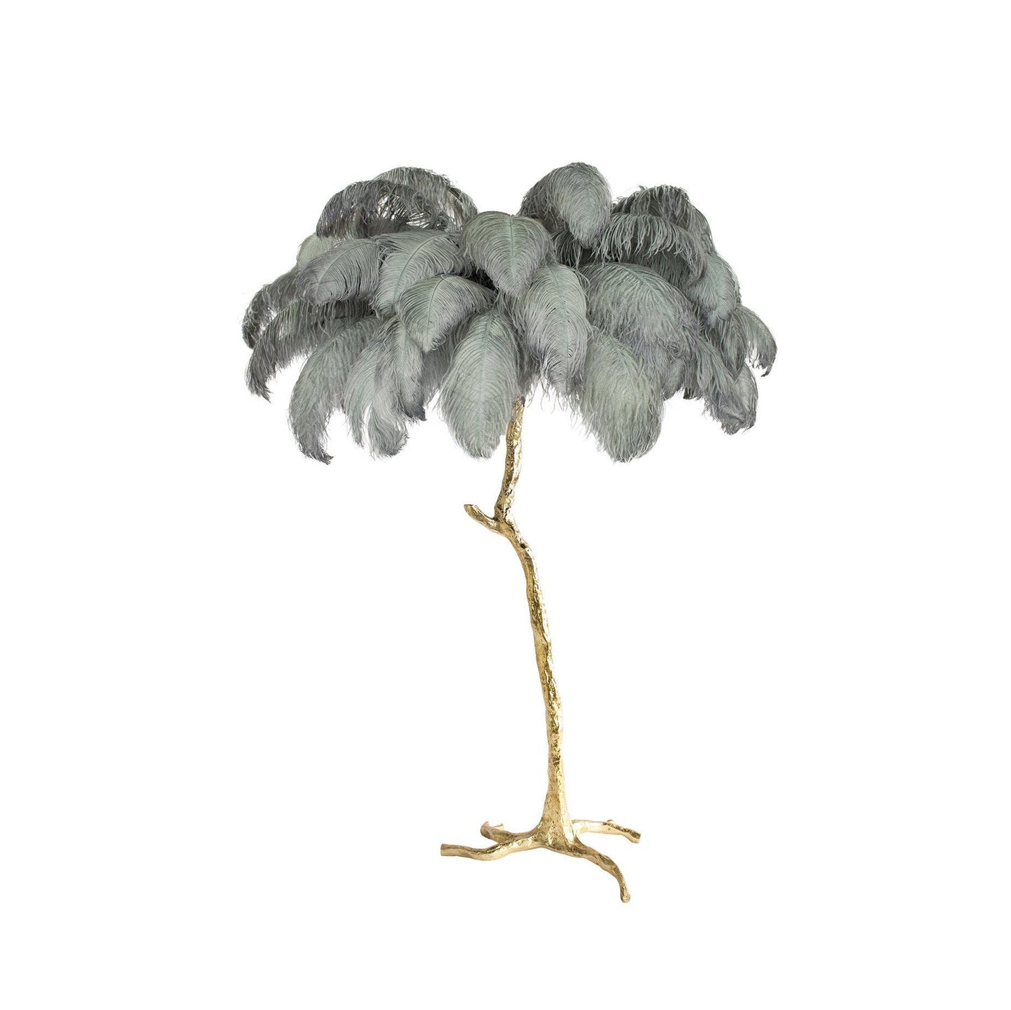 Luxury Ostrich Feather Floor Lamp