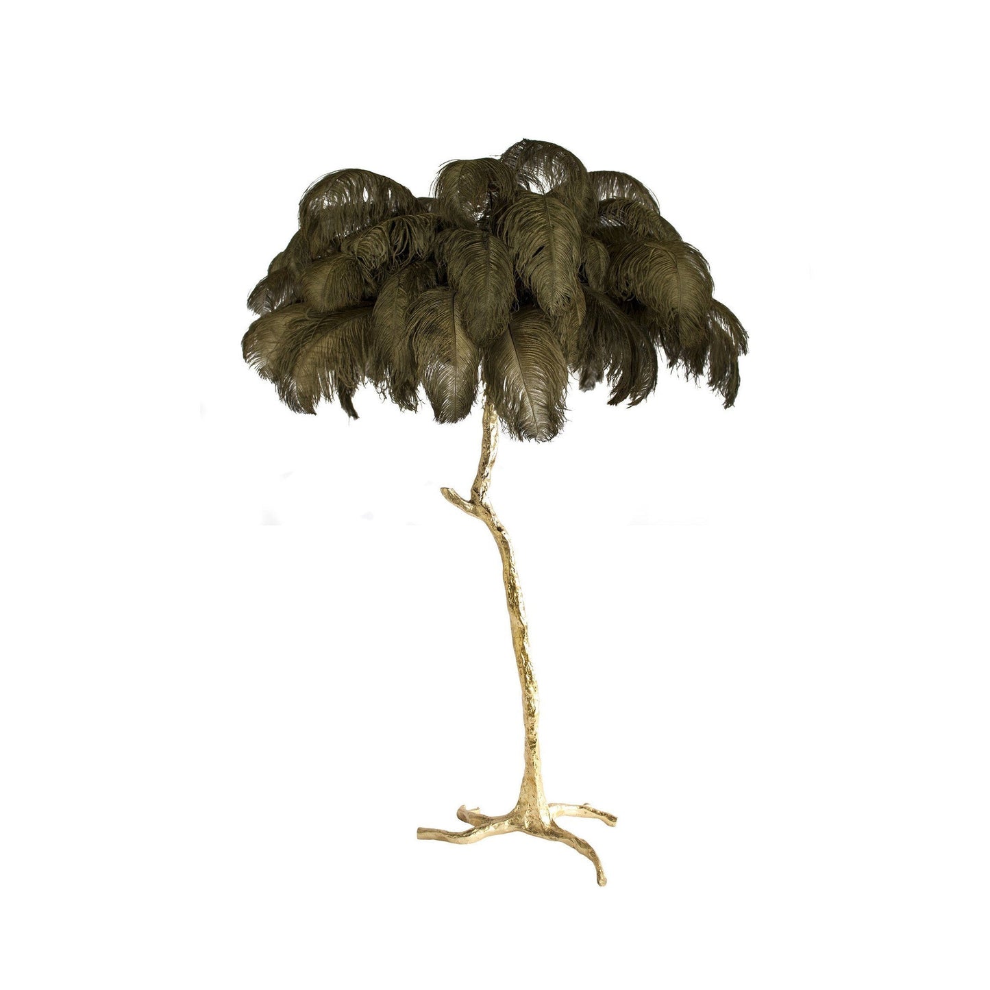 Luxury Ostrich Feather Floor Lamp