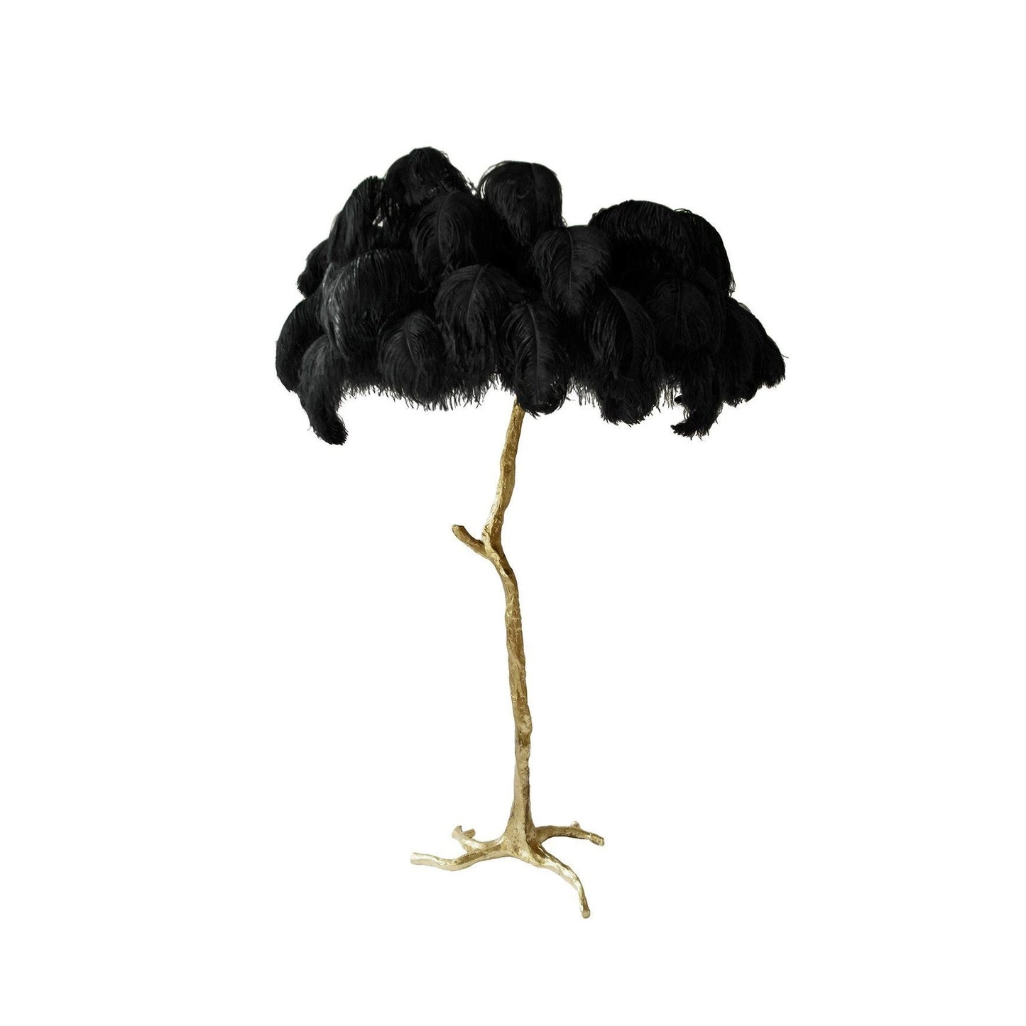 Luxury Ostrich Feather Floor Lamp