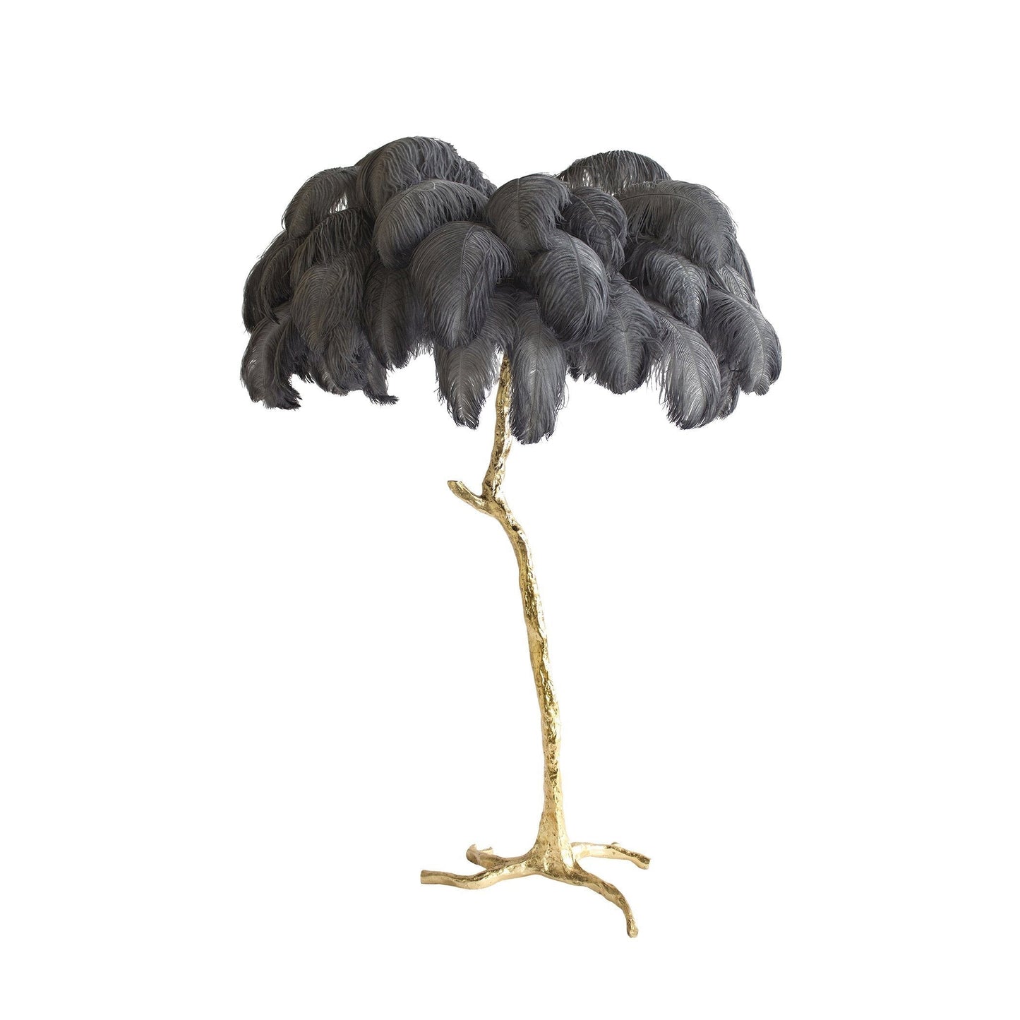 Luxury Ostrich Feather Floor Lamp