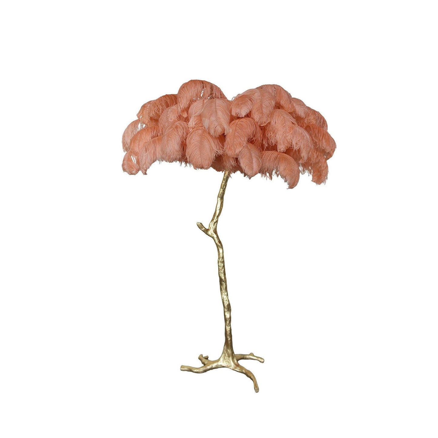 Luxury Ostrich Feather Floor Lamp