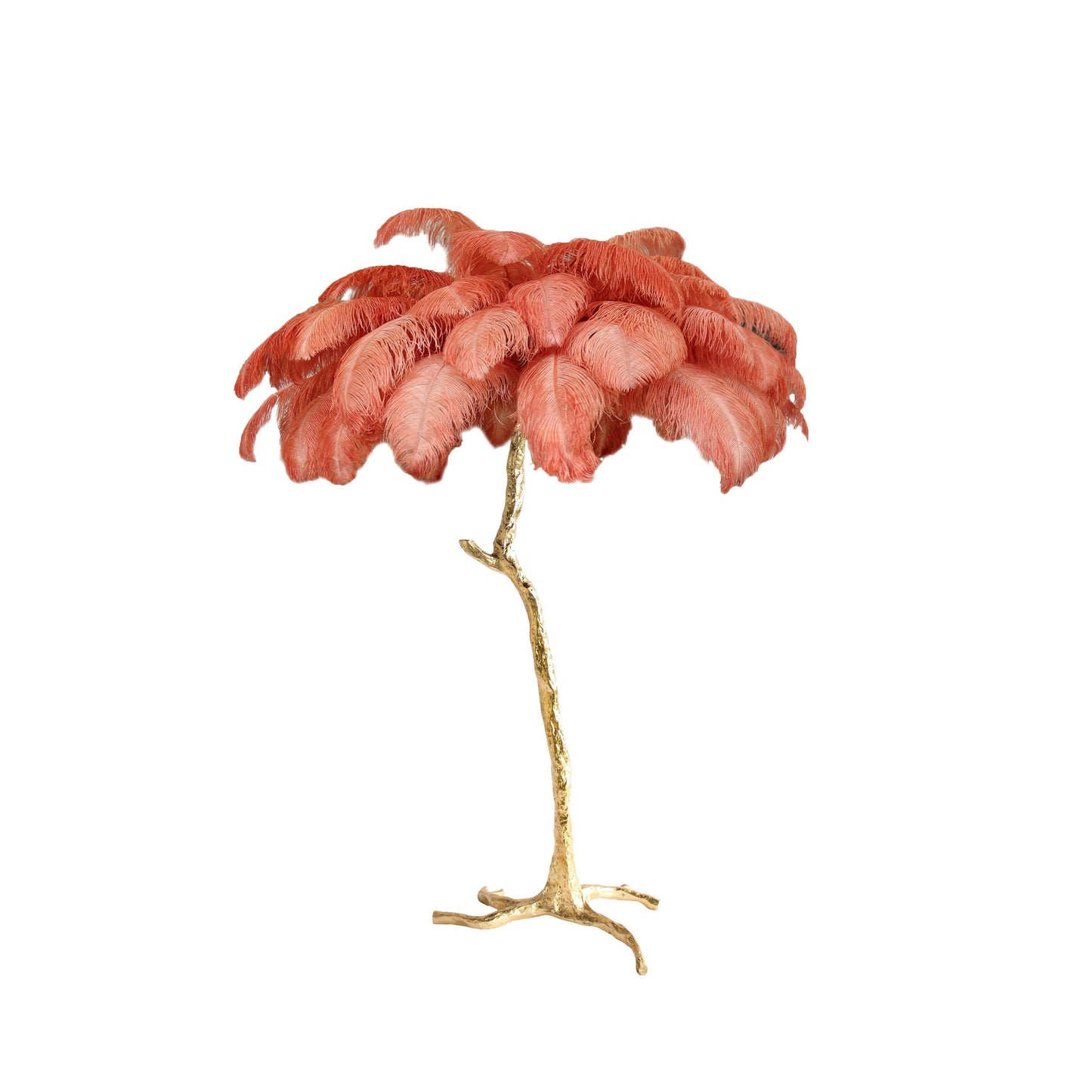 Luxury Ostrich Feather Floor Lamp