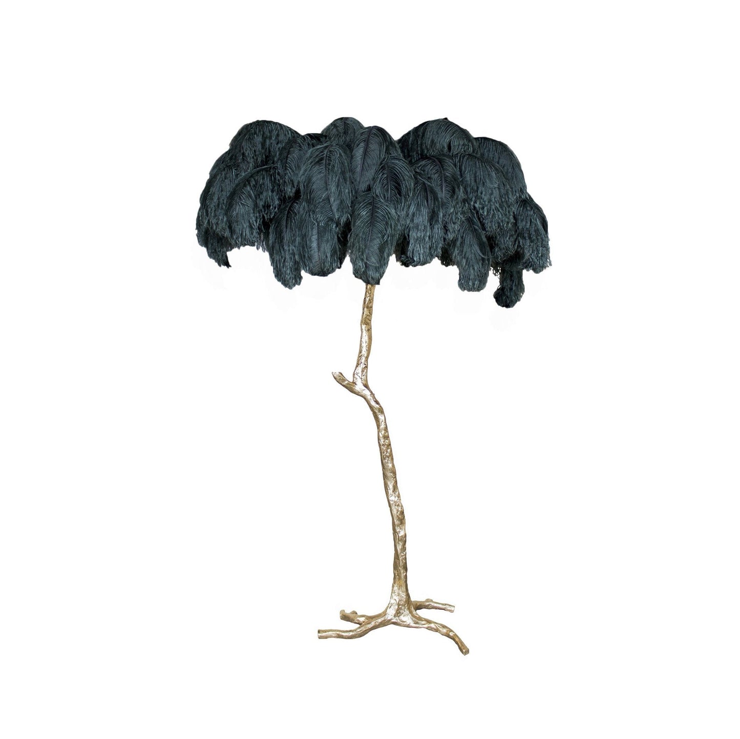 Luxury Ostrich Feather Floor Lamp