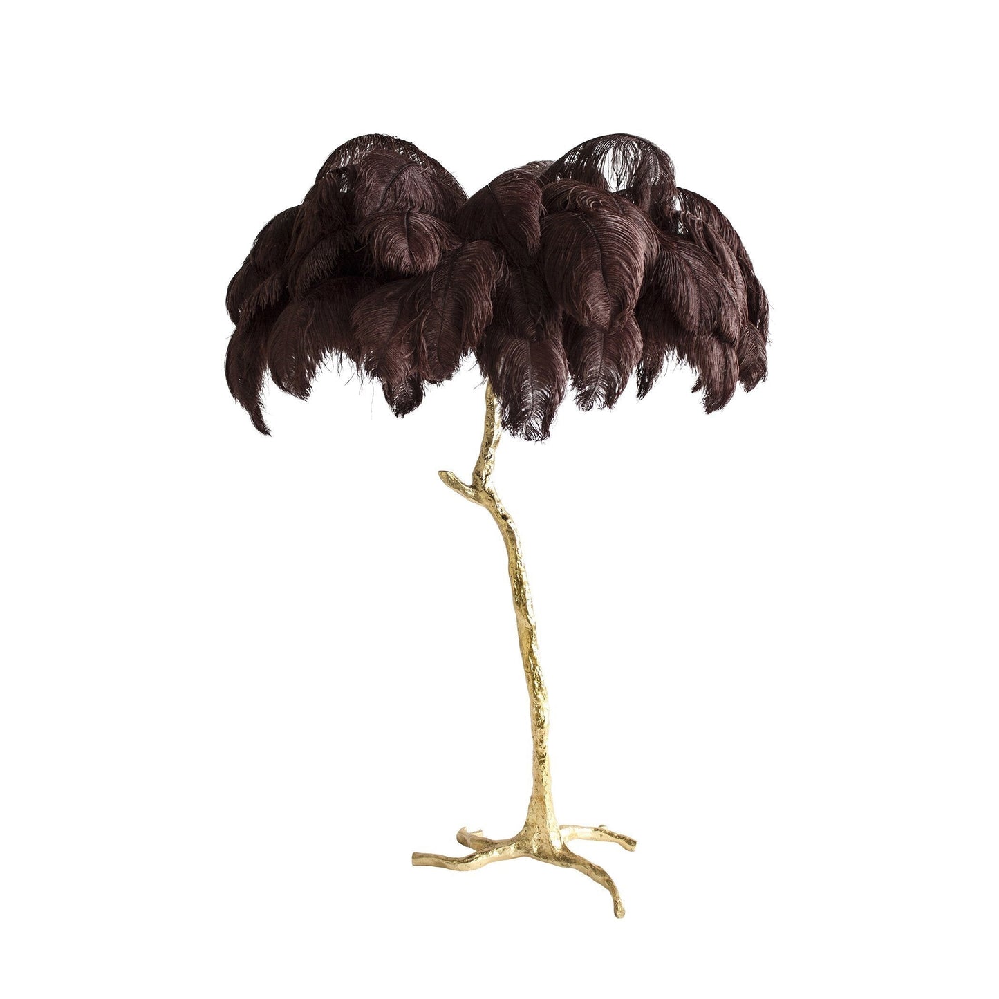 Luxury Ostrich Feather Floor Lamp