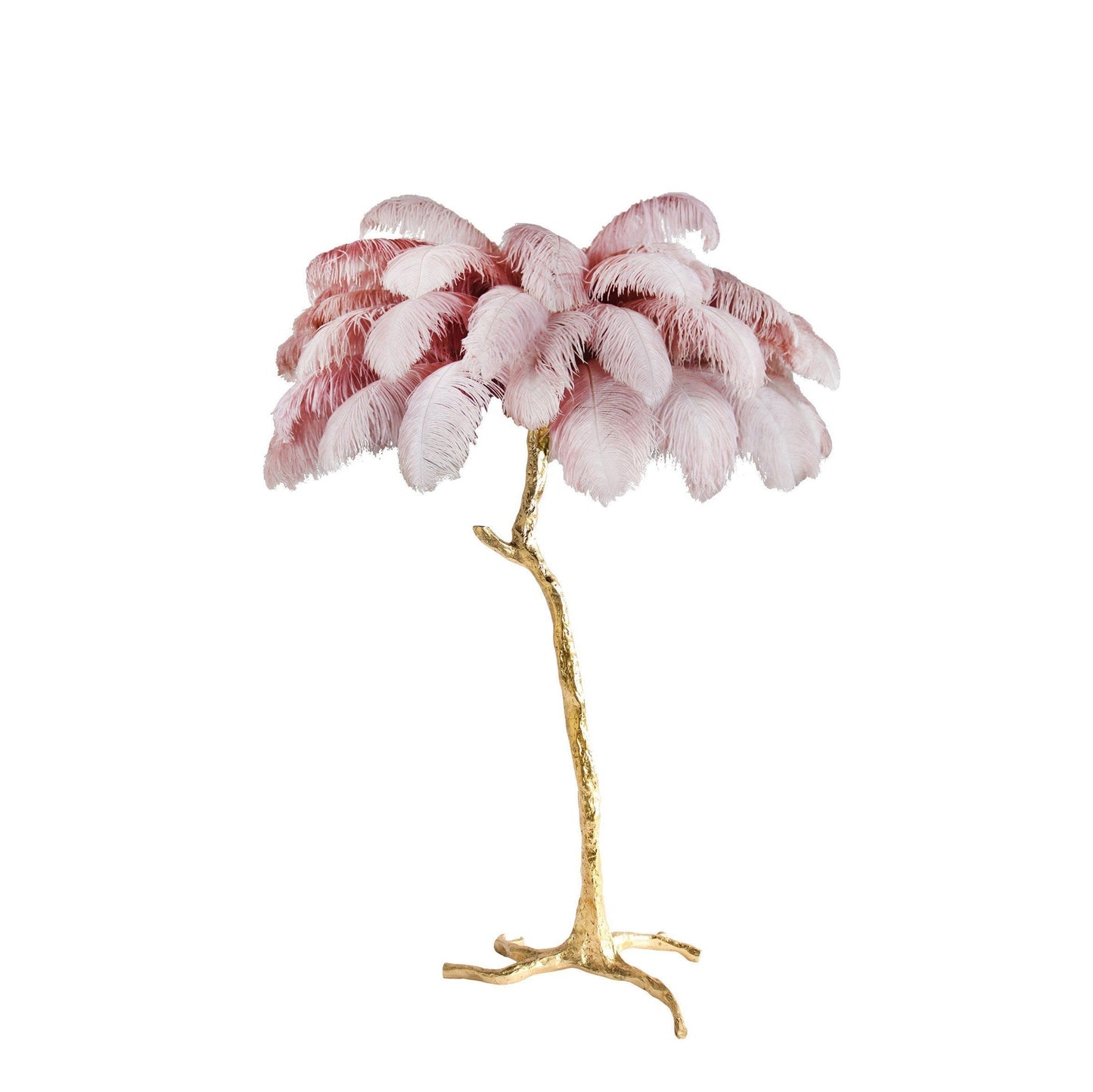 Luxury Ostrich Feather Floor Lamp