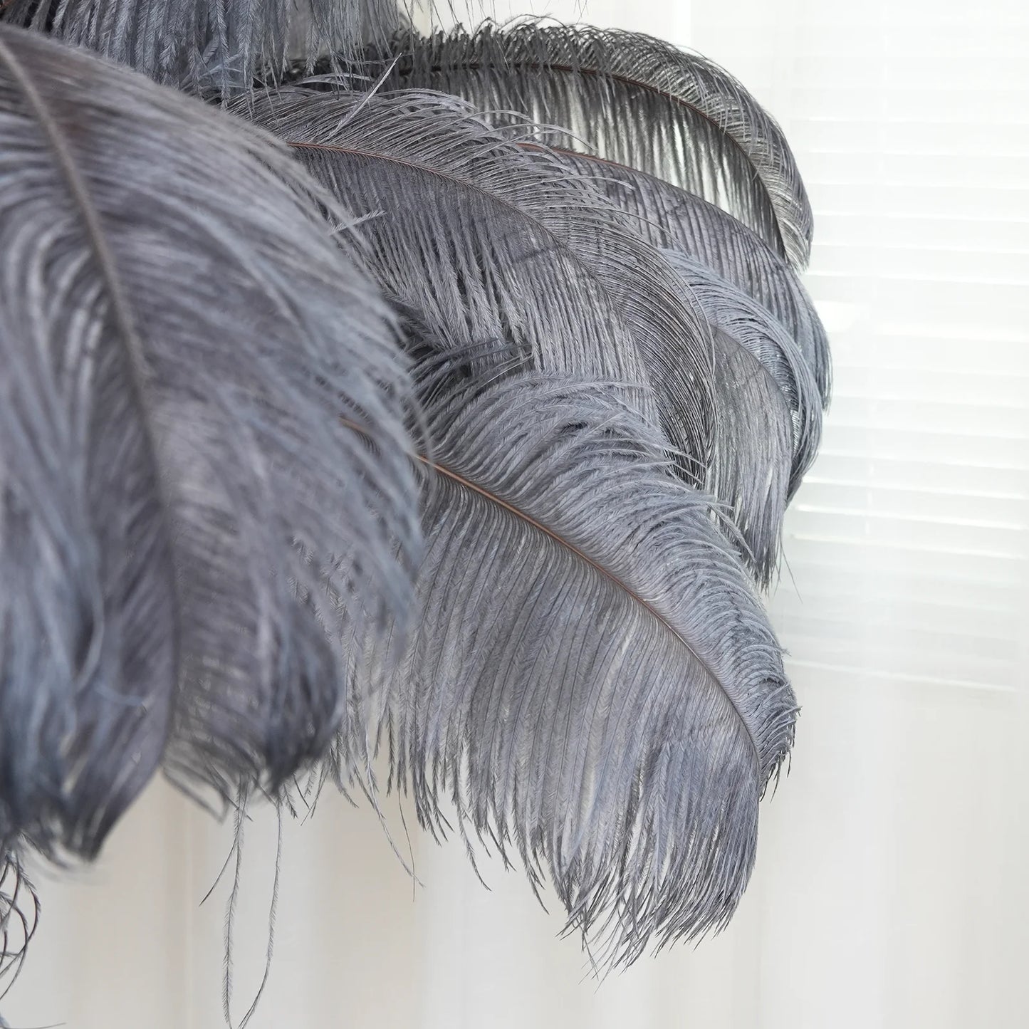 Luxury Ostrich Feather Floor Lamp