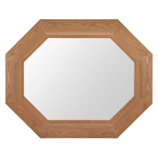 Otekant Natural Wood Frame Wall Mirror