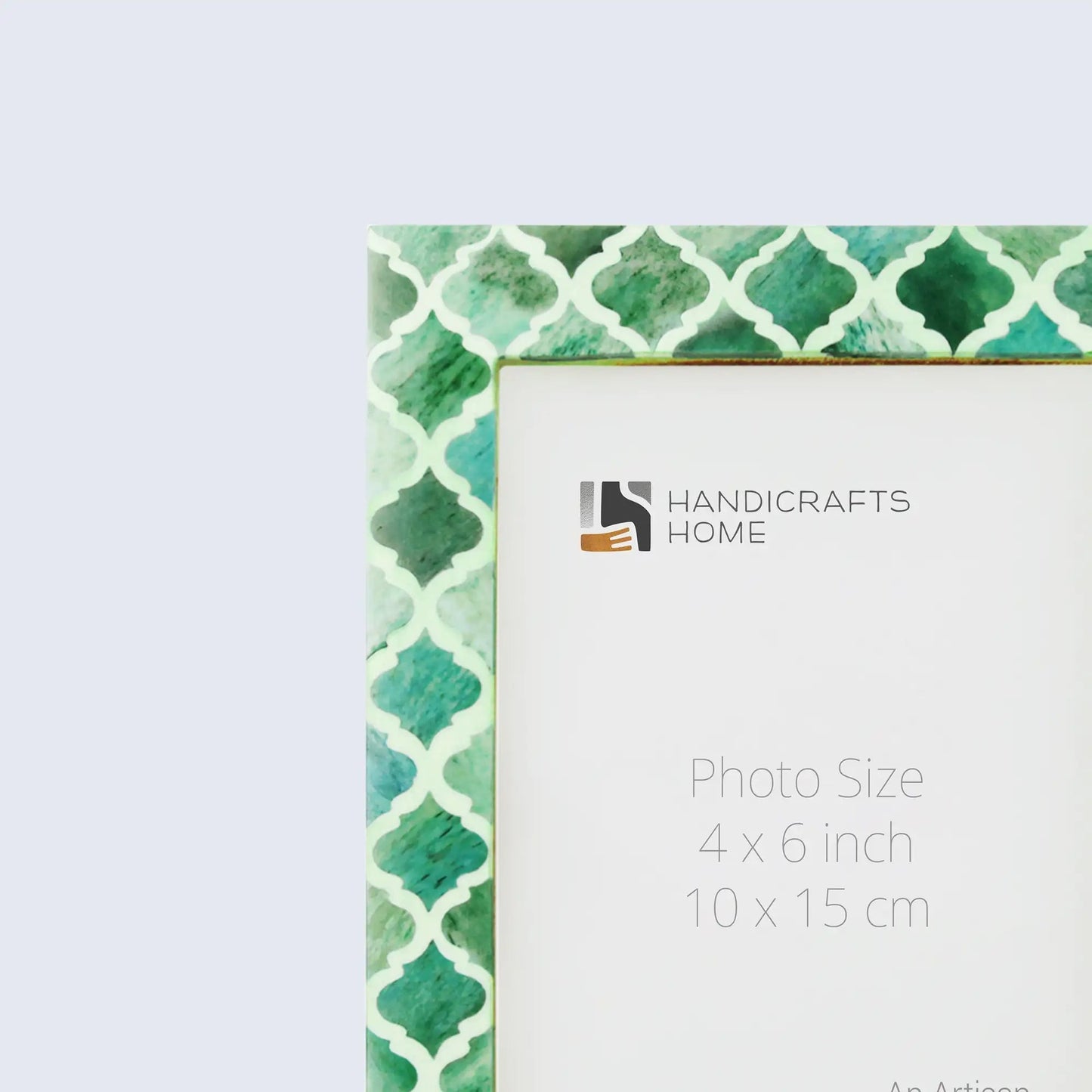 Casablanca Verde Resin Inlay Picture Frame Set 2
