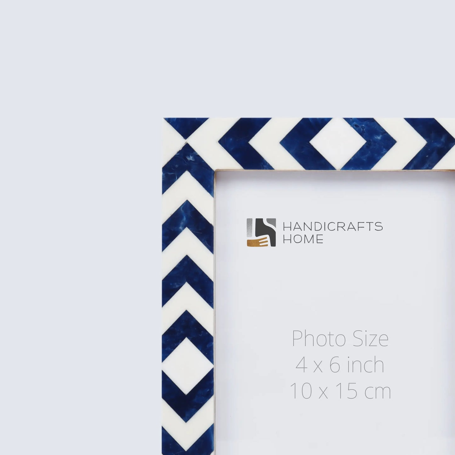 Picture Frame Lisbon Azul Collection Resin Inlay Blue & White – 3 sizes (Pack of 2)