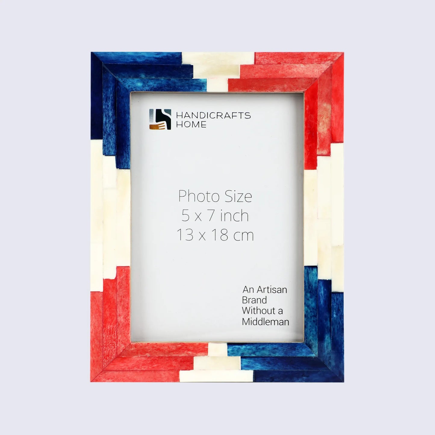 Picture Frame Apache Ceremony Collection Bone Inlay Multi-Color – 4x6 & 5x7"