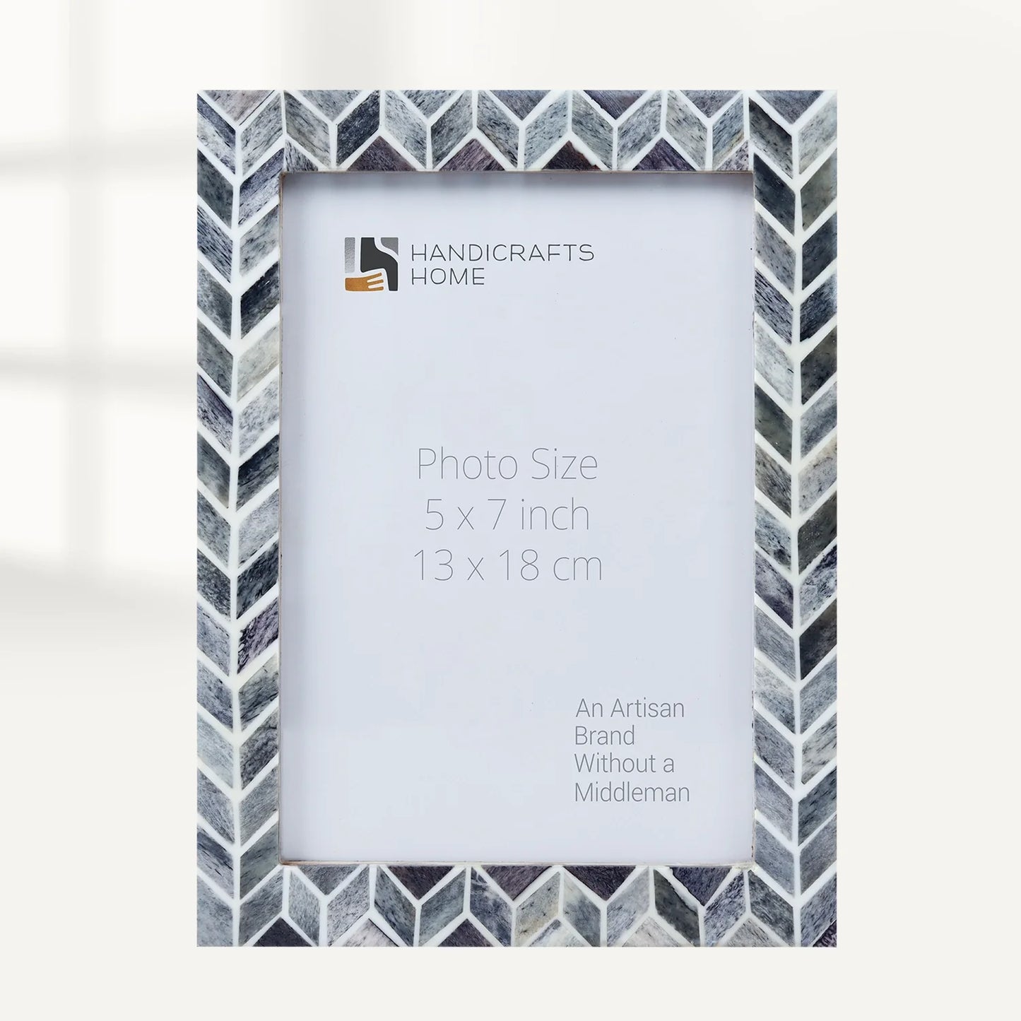 Grey Bone Inlay Picture Frame Arctic Smoke Col. 4x6 5x7 8x10