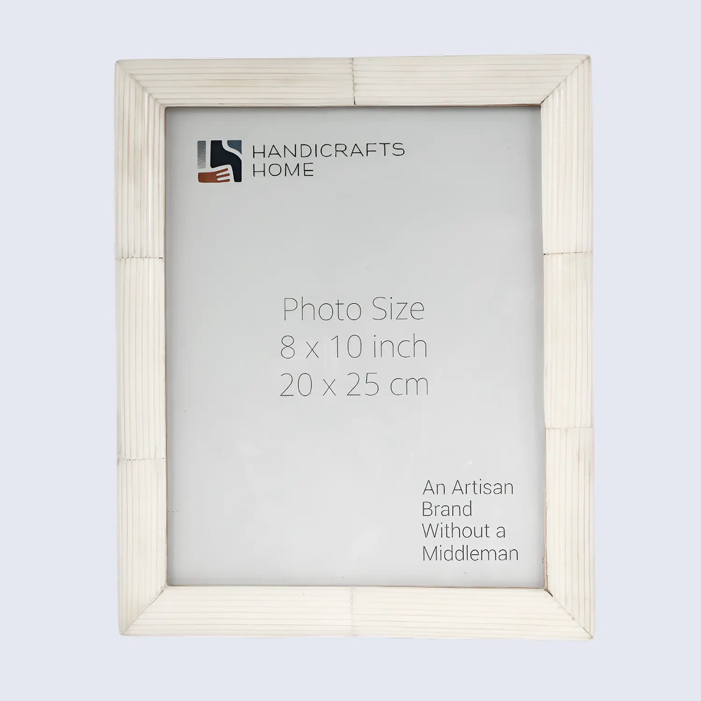 Picture Frame Hand-Carved Collection Bone Inlay White – 3 Sizes