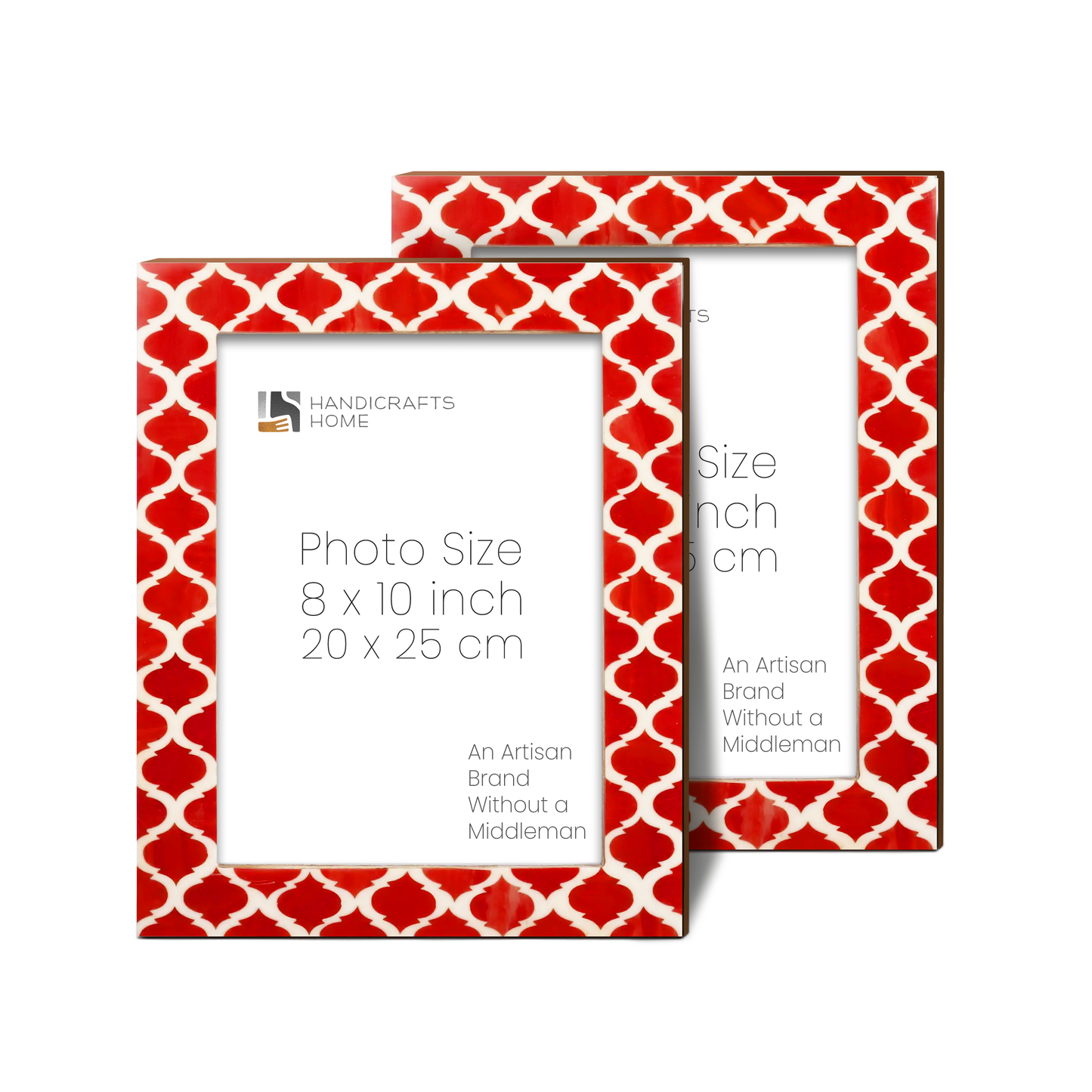 Casablanca Pimienta Resin Inlay Picture Frame Set 2