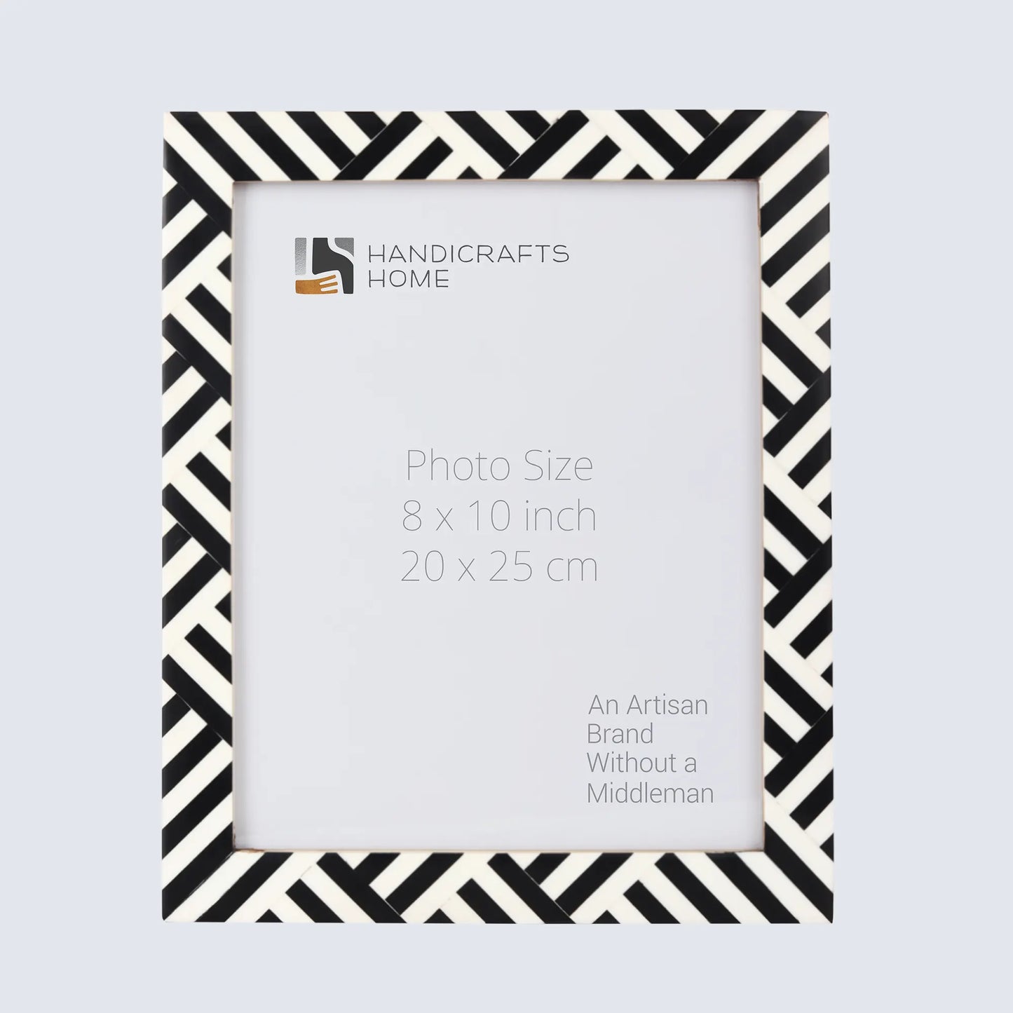 Picture Frame Avant Coco Collection Resin Inlay Black & White – 4x6, 5x7 & 8x10"