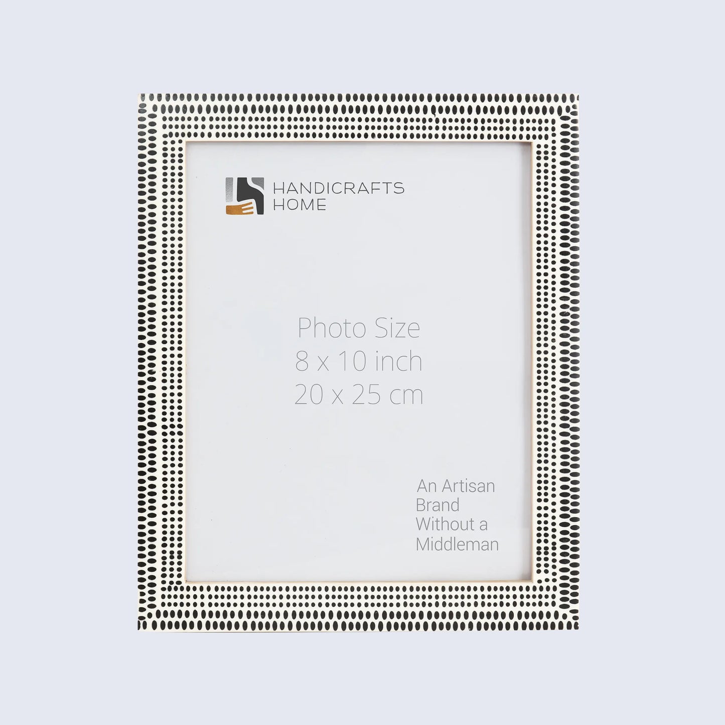 Rhythm Particle Picture Frame B&W Resin Inlay 4x6 5x7 8x10