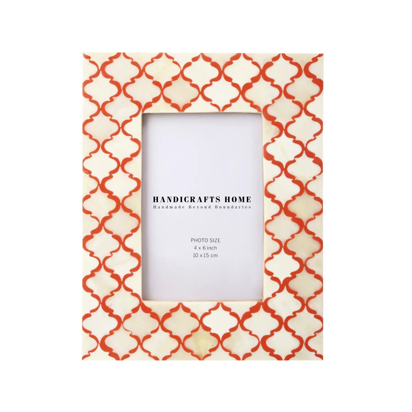 picture-frame-moroccan-pattern-white-red-4x6-5x7