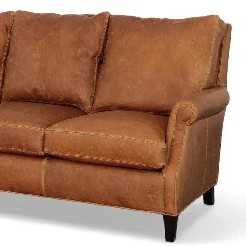 Pioneer Perfection - Frontier Chic Custom Leather Couch