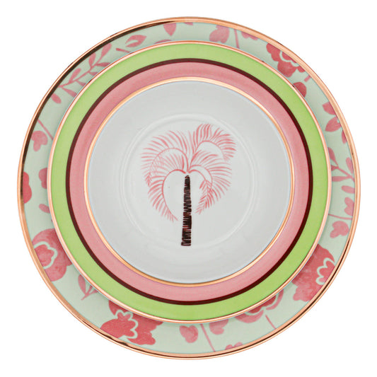 Pistachio & Lychee Palm Soup Bowl - Set of 4 (+1 Bonus Bowl)