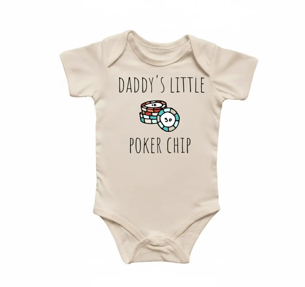 Poker Chips Vegas Newborn Baby Onesie® Bodysuit