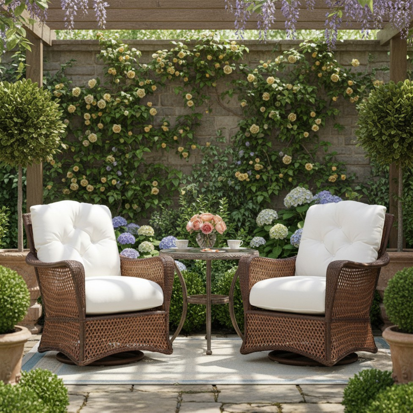 Grand Traverse Swivel Glider Lounge Chair Sunbrella