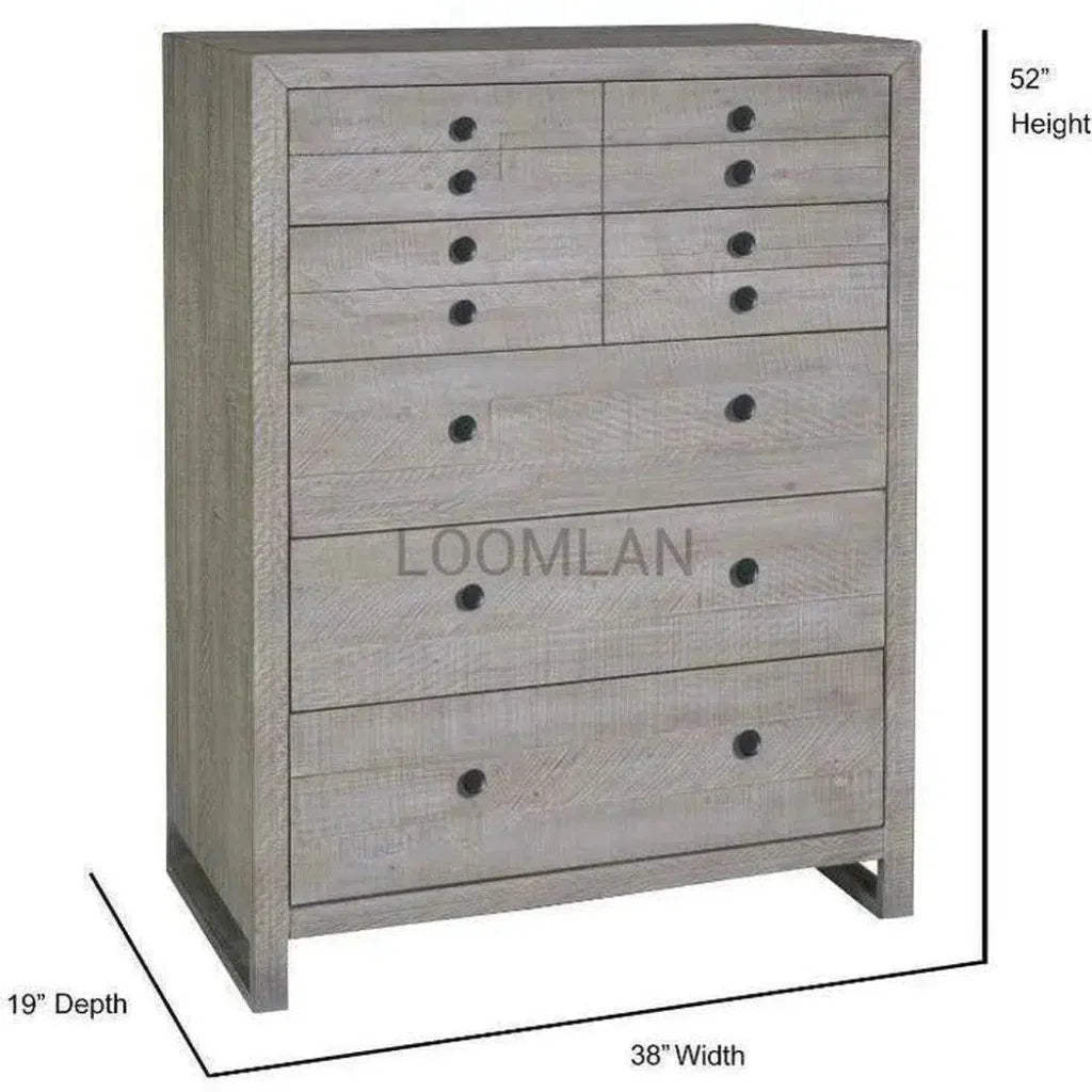 Reclaimed Pine Wood Serenity Drawer Chest
