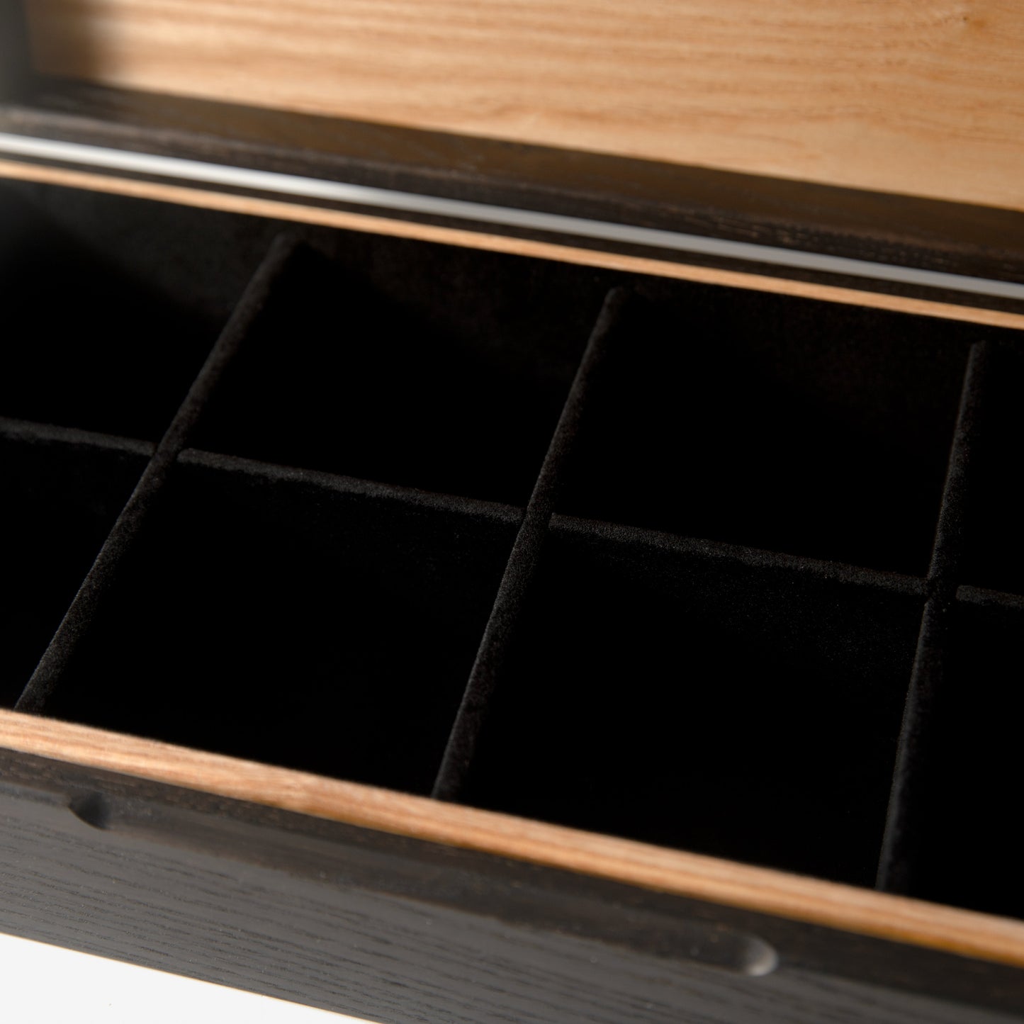Watch Box - Black Ash and White Ash
