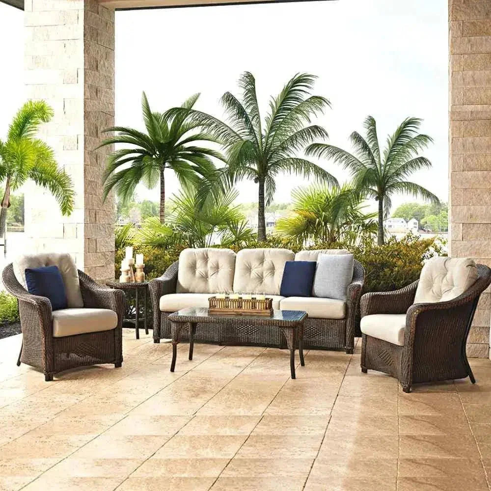 Reflections All Weather Wicker 3-Seater Sofa with Sunbrella Cushions