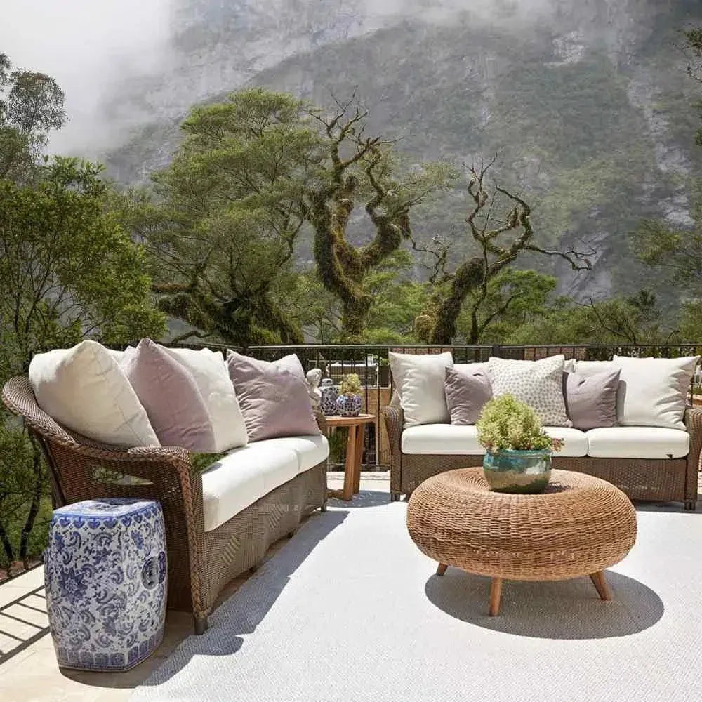Reflections All Weather Wicker 3-Seater Sofa with Sunbrella Cushions